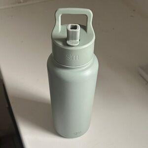 simple modern sage green S'well-style Straw Lid Water Bottle